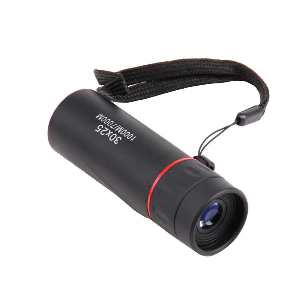HD 30x25 Compact Monocular Telescope - Portable Optical Zoom for Hunting & Outdoor