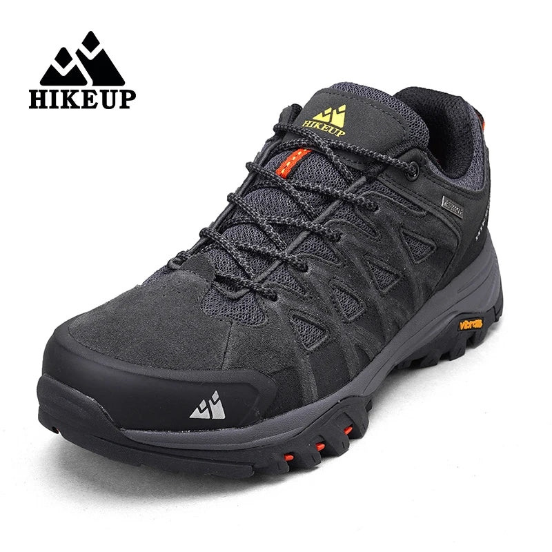 HIKEUP Men's Hiking Shoes - Breathable Waterproof Trekking Shoes for Outdoor Adventures