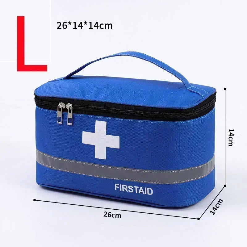 Premium First Aid Kit Organizer - Portable Emergency Medical Storage Bag