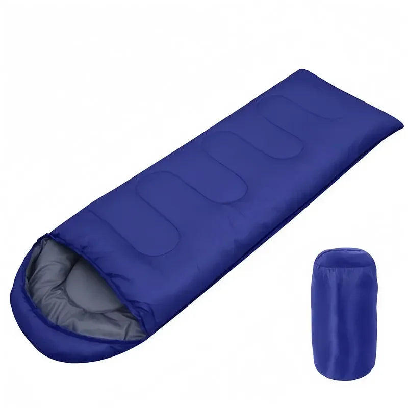 4-Season Lightweight Camping Sleeping Bag - Warm Envelope Design for Outdoor Adventures
