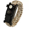 LED Paracord Survival Bracelet - Waterproof Emergency 550 Cord with Light