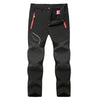 Men's Winter Fleece-Lined Tactical Hiking Pants - Outdoor Work & Climbing Trousers