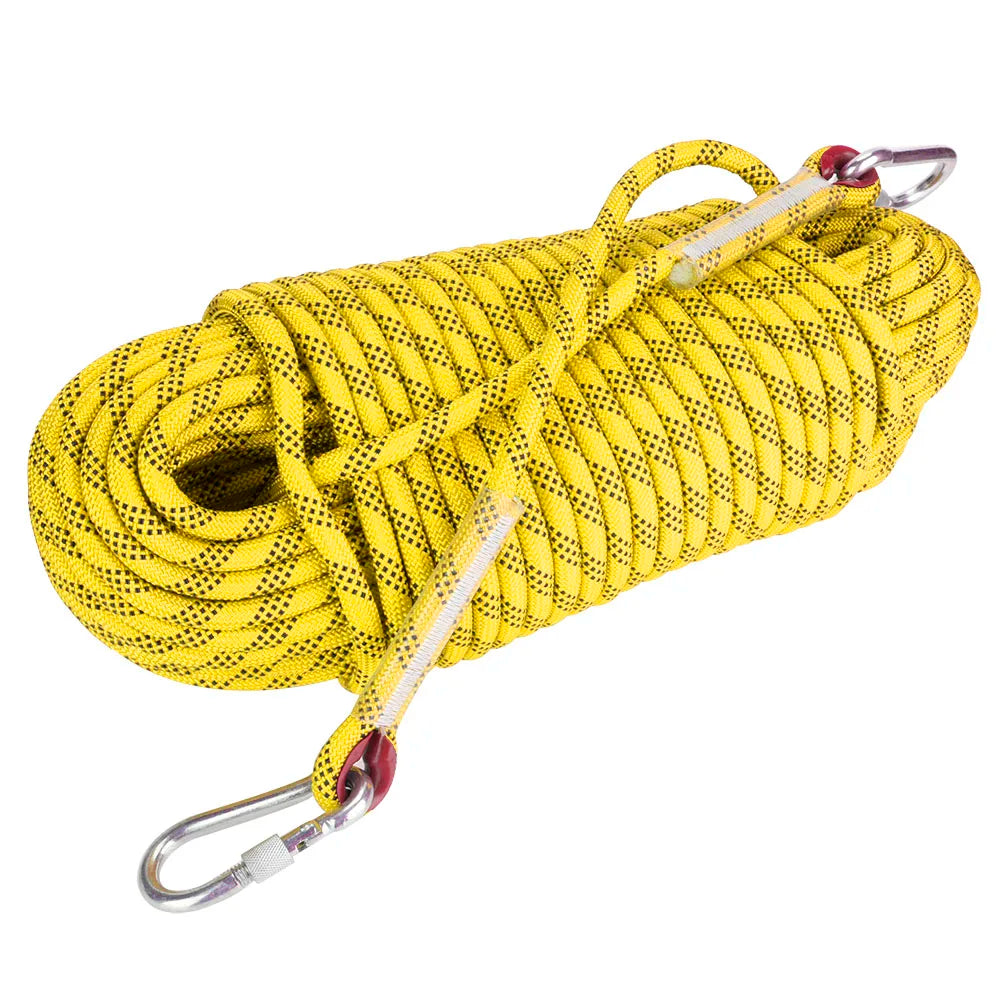 12mm 30m Outdoor Rock Climbing Escape Rope 12mm Diameter Safety Survival Cord