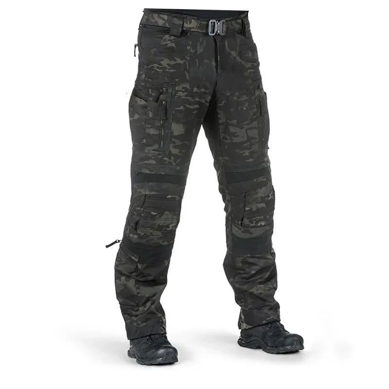 Men's Waterproof Tactical Cargo Pants - Multi-Pocket Combat Trousers
