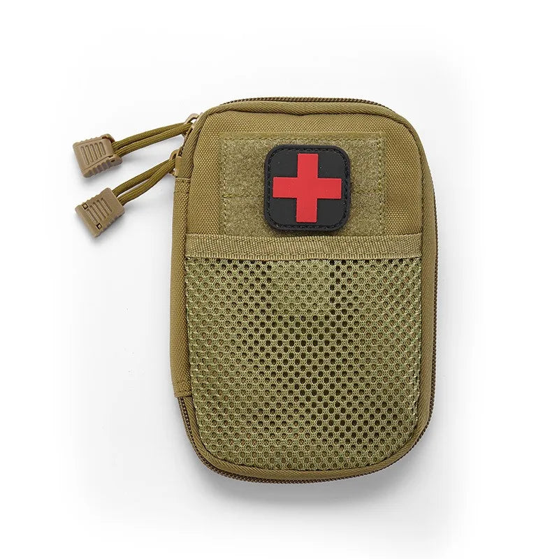 MOLLE First Aid Kit - Compact EDC Medical Pouch for Camping & Emergency Preparedness