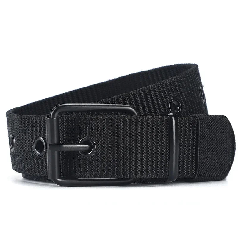 Tactical Canvas Belt - Durable Nylon Weave for Men & Women