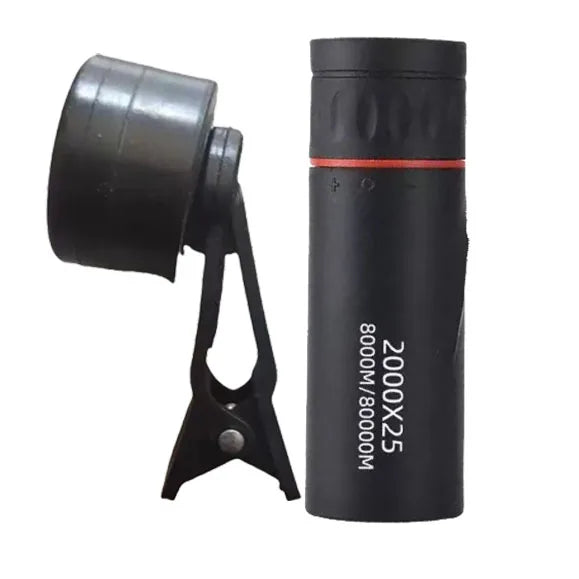 Compact HD Monocular Telescope 2000x25 - Portable for Travel & Outdoor Adventures