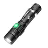 Professional LED Flashlight - High Power Rechargeable Tactical Torch with Zoom