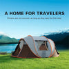 Quick-Opening Waterproof Camping Tent - 5-8 Person Capacity