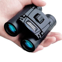 Compact 40x22 HD Binoculars - Folding Mini Telescope with BAK4 Prism & FMC Lens