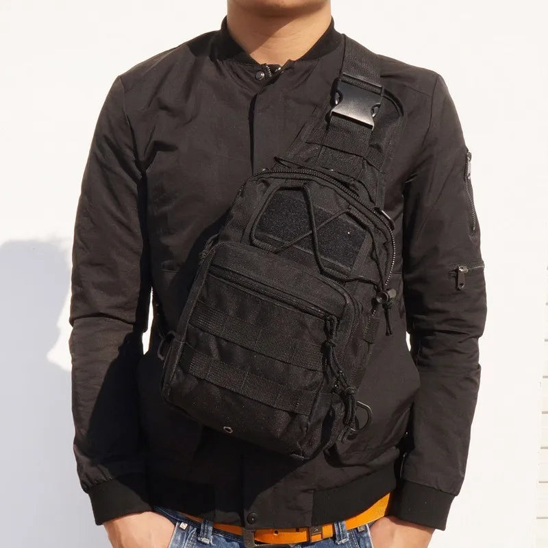 Tactical Sling Bag - Waterproof EDC Shoulder Backpack for Outdoor & Hiking