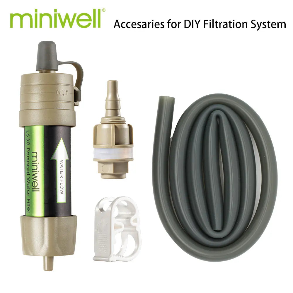 Miniwell L630 Personal Water Filter Straw - Portable Emergency Purification System