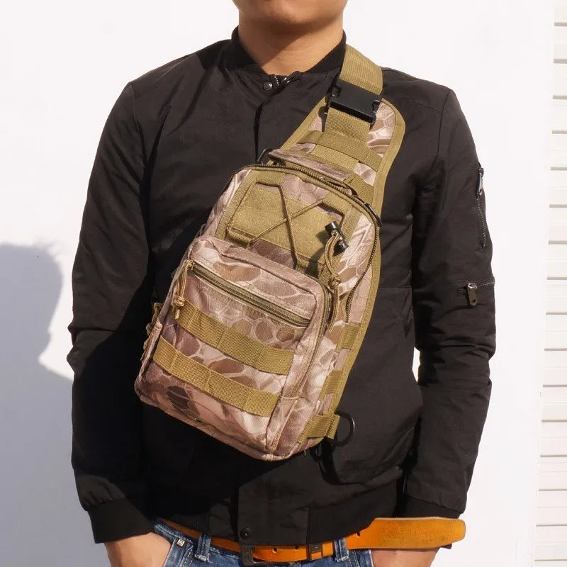 Tactical Sling Bag - Waterproof EDC Shoulder Backpack for Outdoor & Hiking