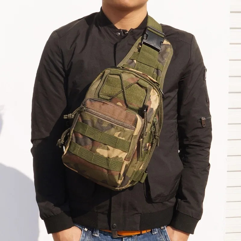 Tactical Sling Bag - Waterproof EDC Shoulder Backpack for Outdoor & Hiking