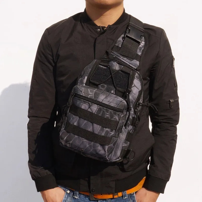 Tactical Sling Bag - Waterproof EDC Shoulder Backpack for Outdoor & Hiking