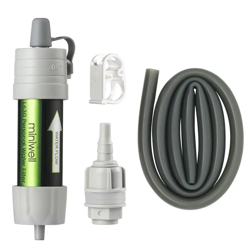 Miniwell L630 Personal Water Filter Straw - Portable Emergency Purification System