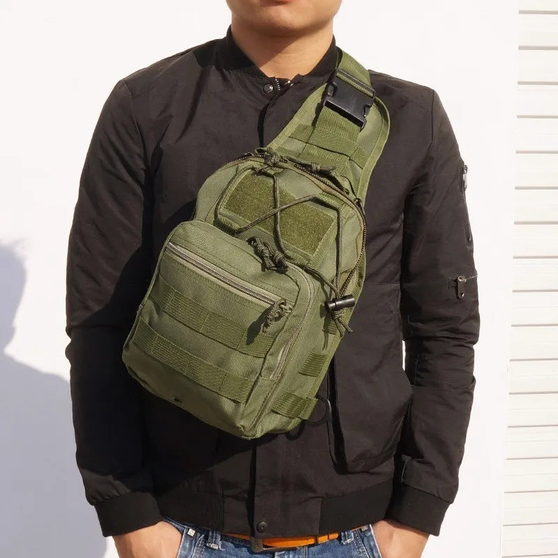 Tactical Sling Bag - Waterproof EDC Shoulder Backpack for Outdoor & Hiking