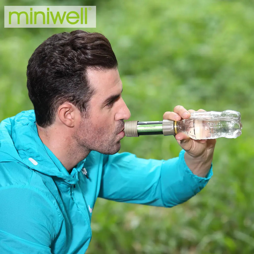 Miniwell L630 Personal Water Filter Straw - Portable Emergency Purification System