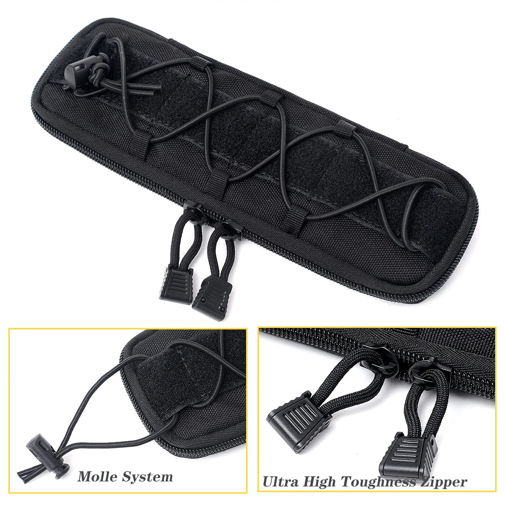 RUIZIH Tactical MOLLE Knife Pouch - EDC Utility Holder for Outdoor & Hunting