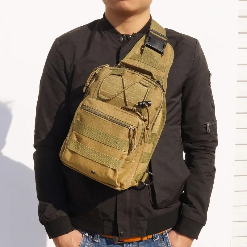 Tactical Sling Bag - Waterproof EDC Shoulder Backpack for Outdoor & Hiking