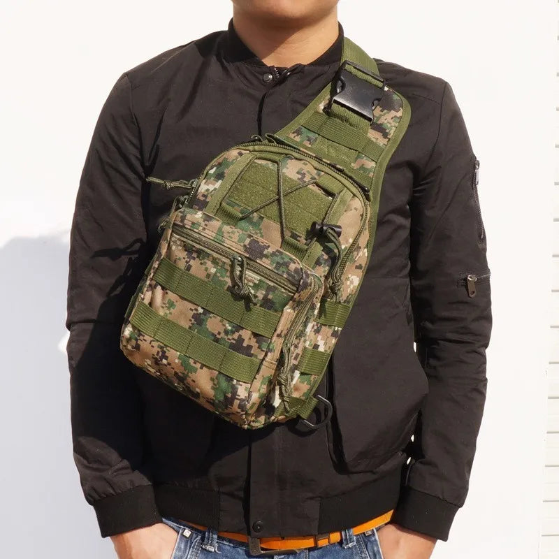Tactical Sling Bag - Waterproof EDC Shoulder Backpack for Outdoor & Hiking