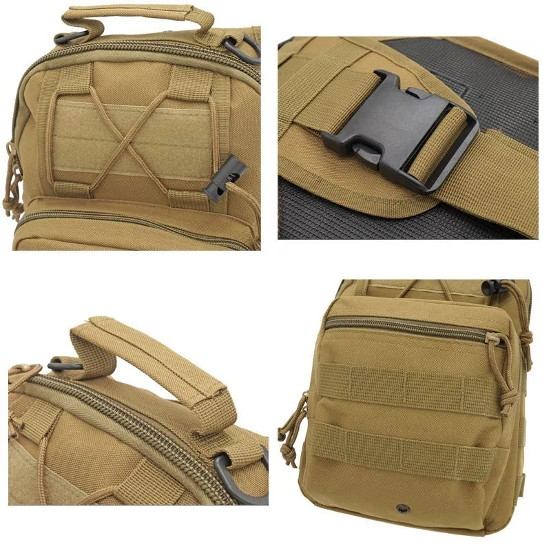 Tactical Sling Bag - Waterproof EDC Shoulder Backpack for Outdoor & Hiking