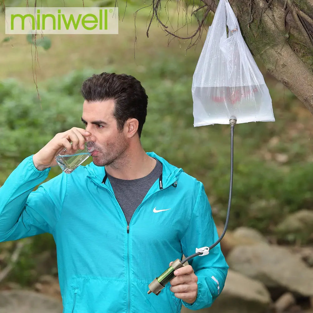 Miniwell L630 Personal Water Filter Straw - Portable Emergency Purification System