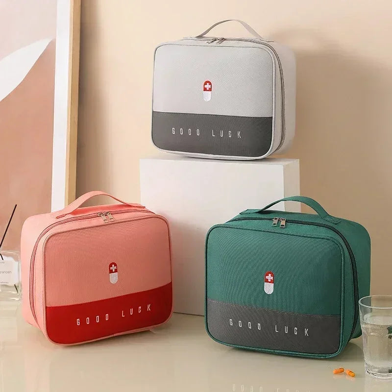 Portable Medical Organizer Bag - Waterproof First Aid Storage Kit