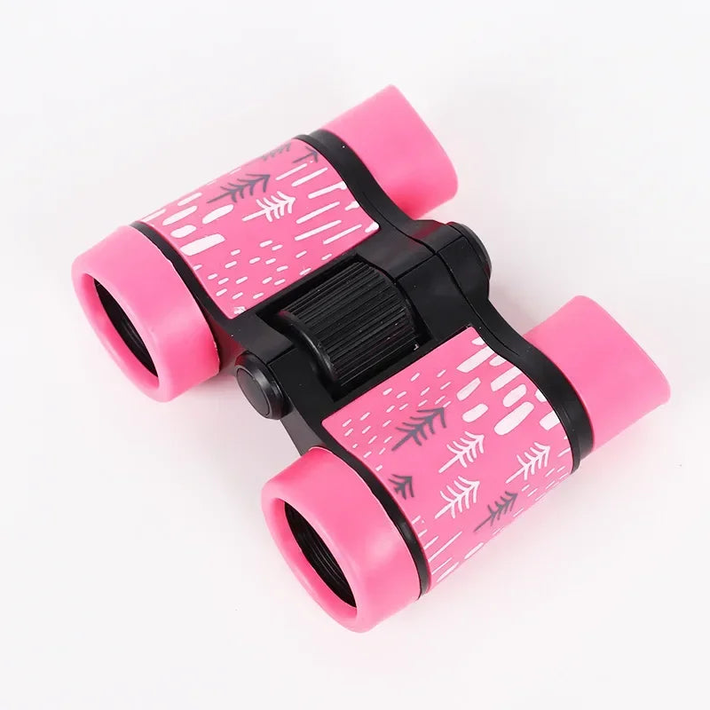 Kids Educational Binoculars 4x30 - Durable Folding Telescope for Children