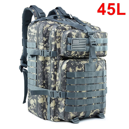 ReFire Gear Tactical Backpack - 30L/45L MOLLE Assault Pack for Hiking & Survival