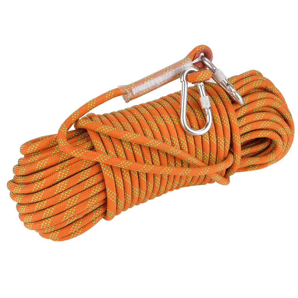 12mm 30m Outdoor Rock Climbing Escape Rope 12mm Diameter Safety Survival Cord