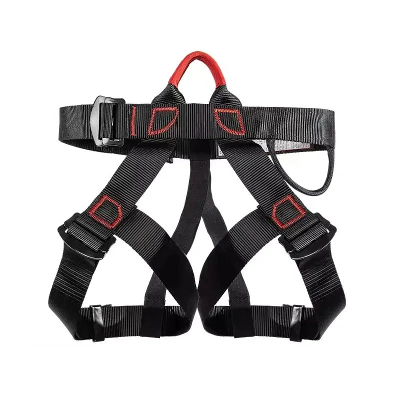 Professional Rock Climbing Half-Body Harness - Safety Belt for Mountaineering & Aerial Sports