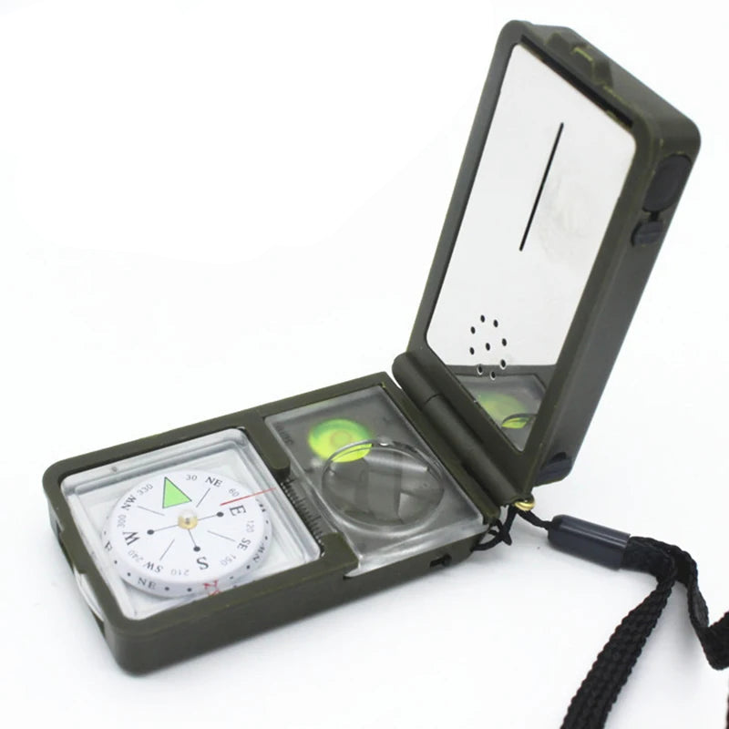 Multifunctional Portable Thermometer Hygrometer Compass - Outdoor Navigation Tool