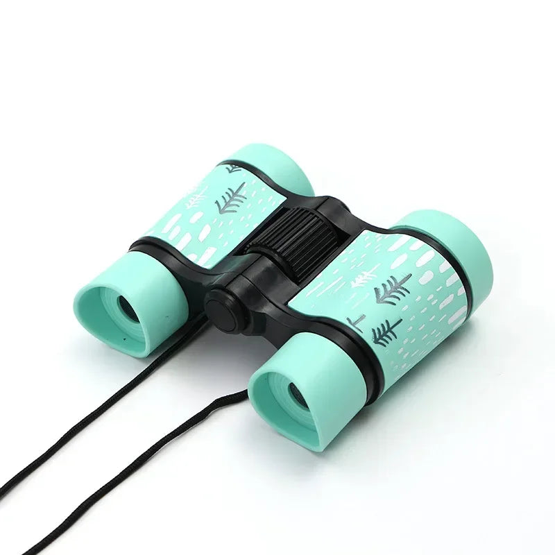 Kids Educational Binoculars 4x30 - Durable Folding Telescope for Children