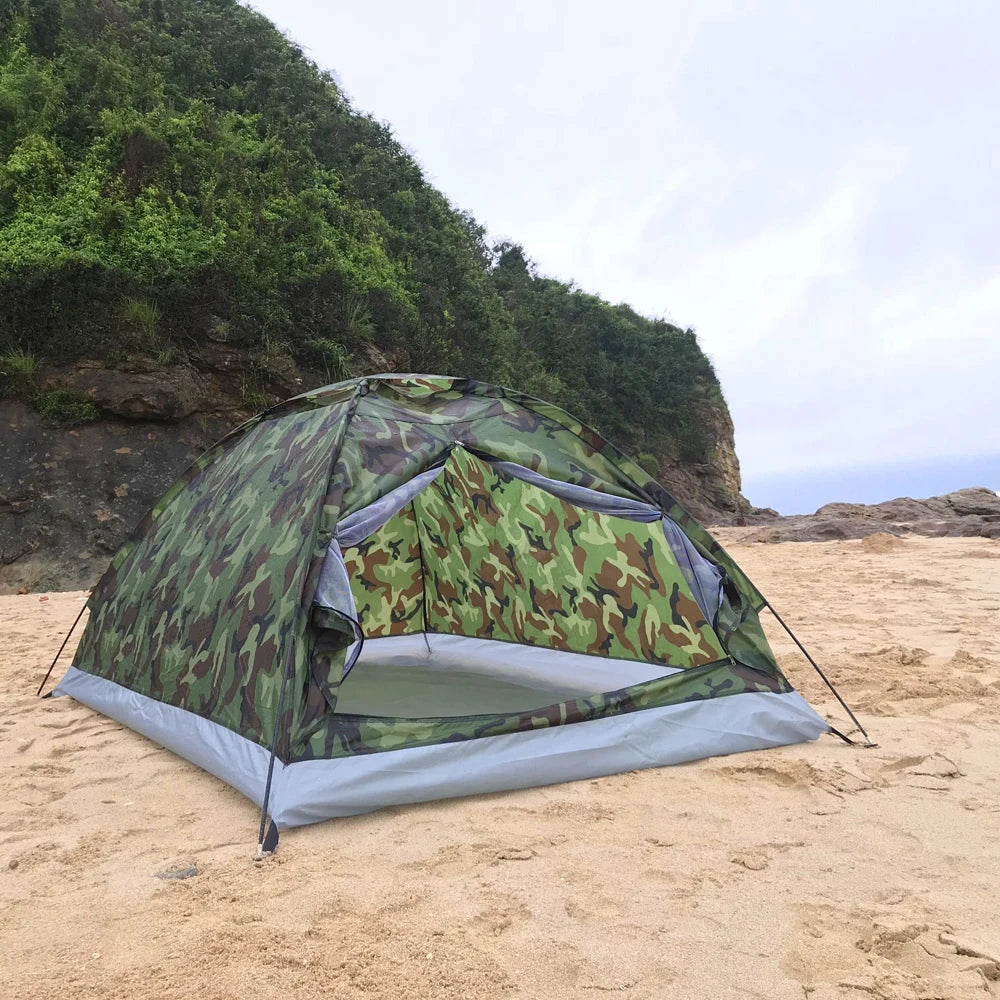 1-2 Person Waterproof Camping Tent - UV Protection Portable Outdoor Shelter