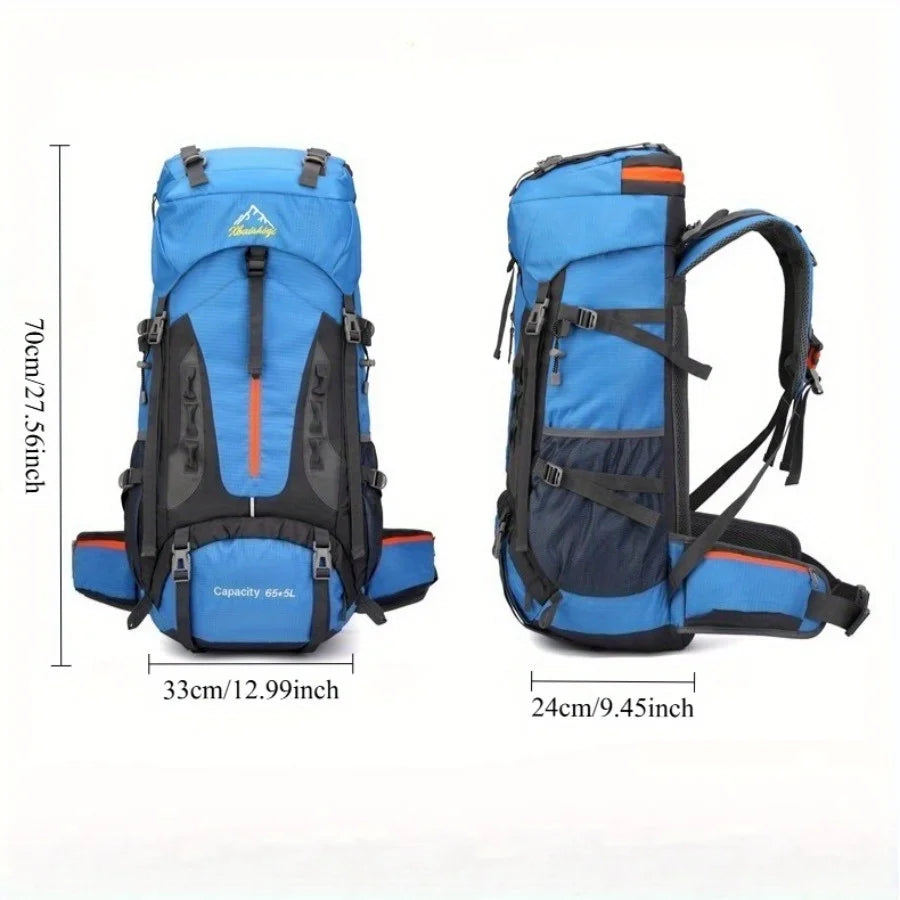 70L Large Capacity Hiking Backpack - Outdoor Camping & Travel Rucksack