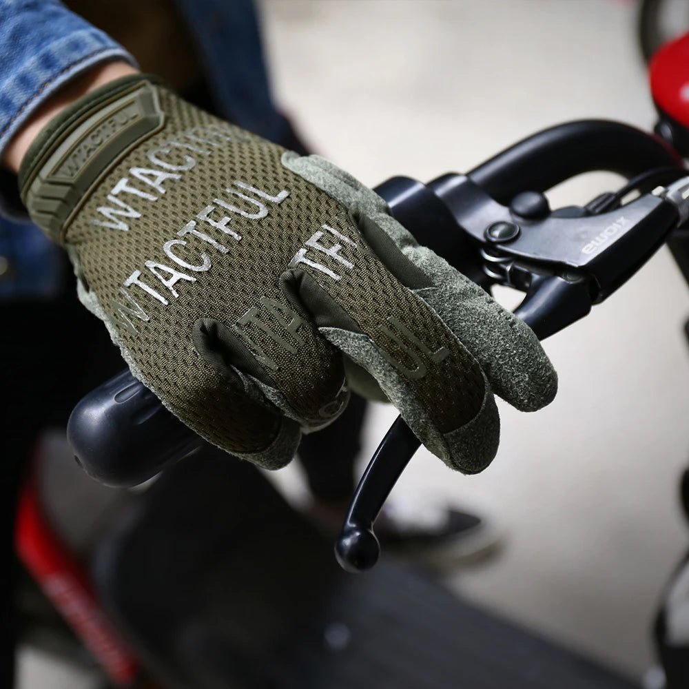 Tactical Full Finger Gloves - Touch Screen Compatible for Cycling, Hunting & Outdoor Sports