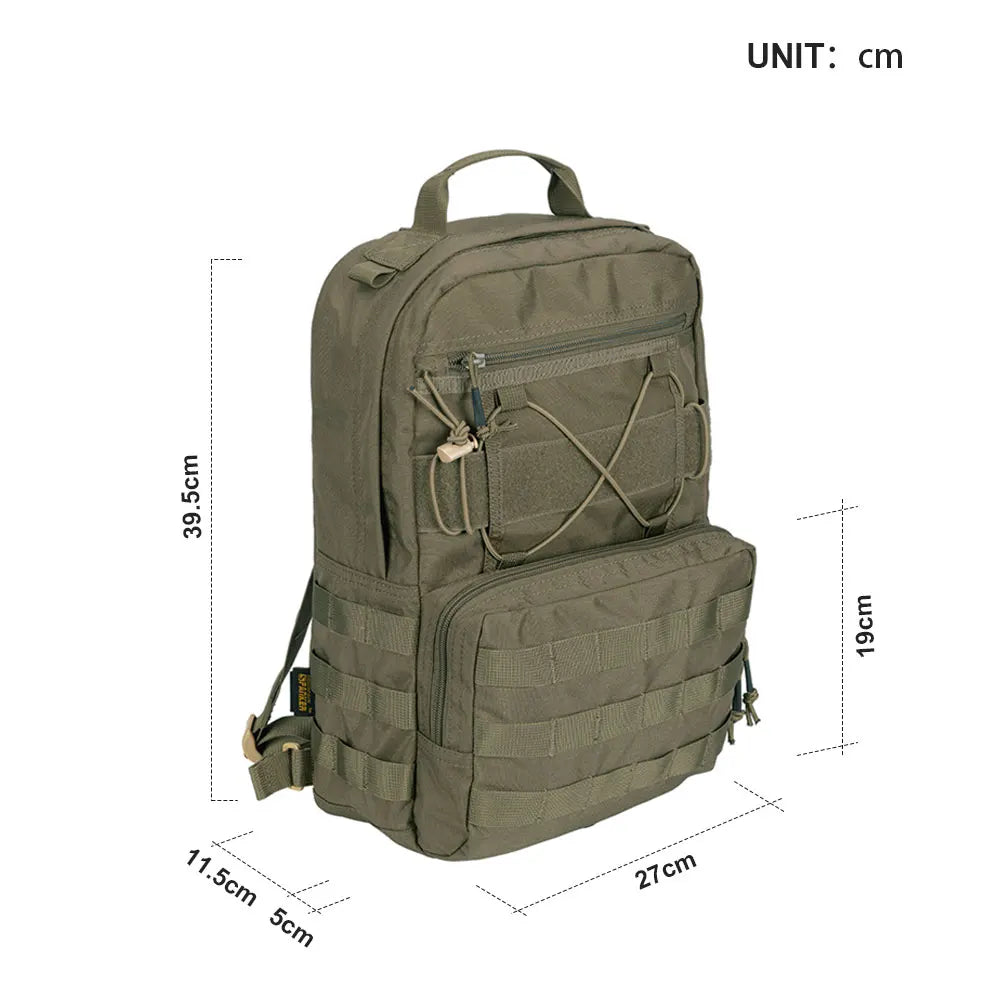 EXCELLENT ELITE SPANKER 15L Tactical Hydration Backpack - MOLLE EDC Pack for Hiking & Hunting
