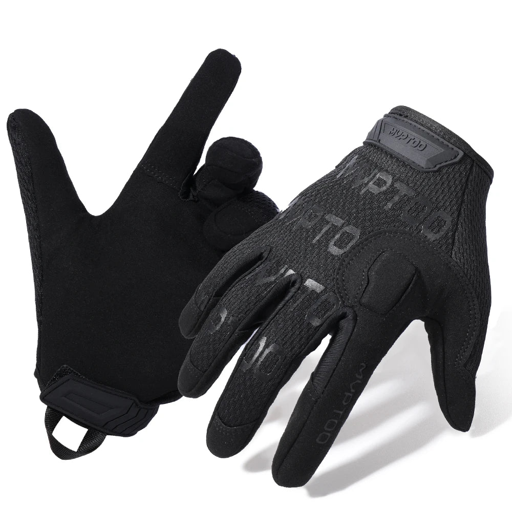 Tactical Full Finger Gloves - Touch Screen Compatible for Cycling, Hunting & Outdoor Sports