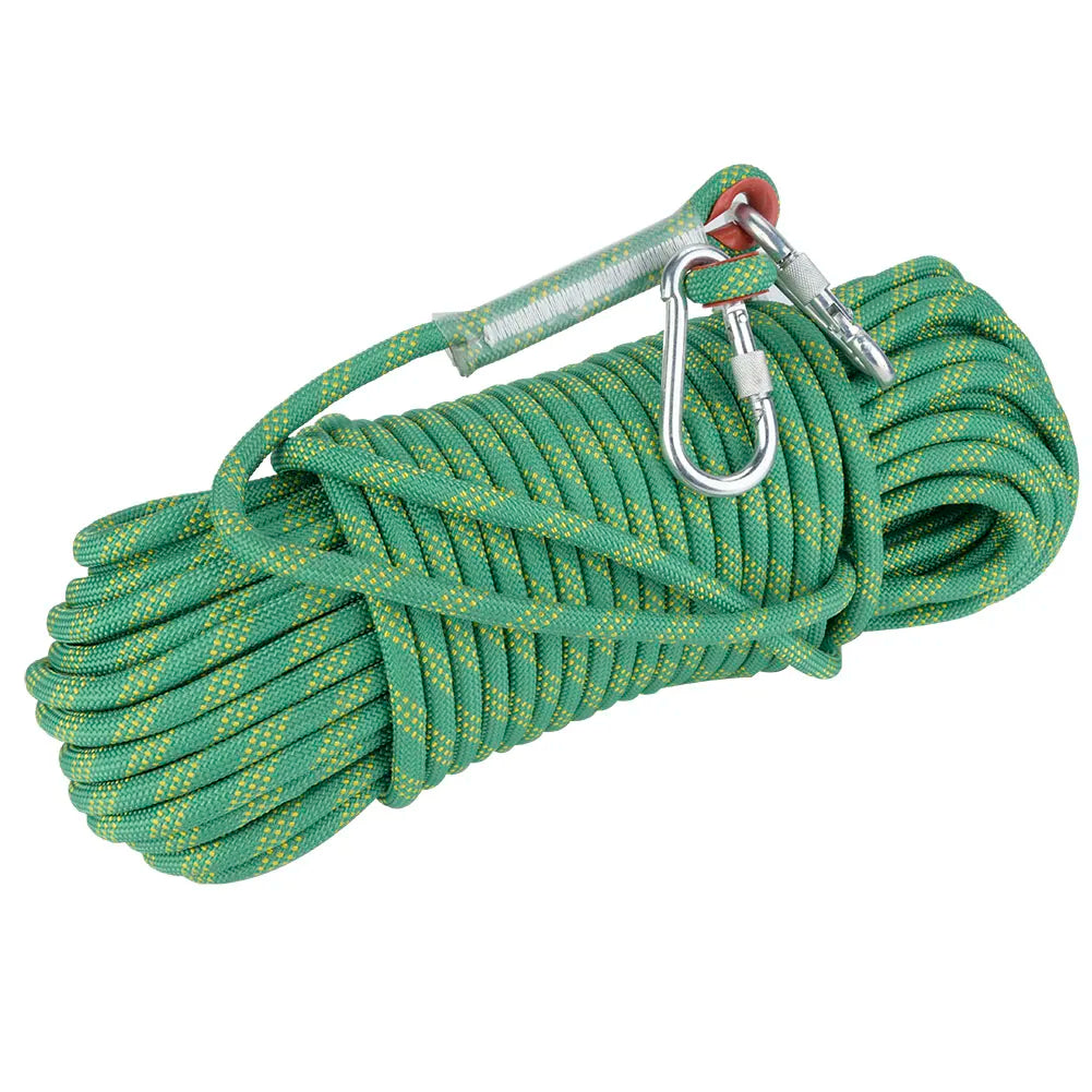 12mm 30m Outdoor Rock Climbing Escape Rope 12mm Diameter Safety Survival Cord
