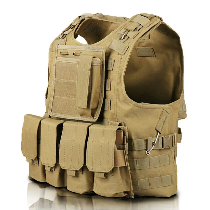 Tactical MOLLE Assault Vest - Professional Airsoft & Hunting Gear