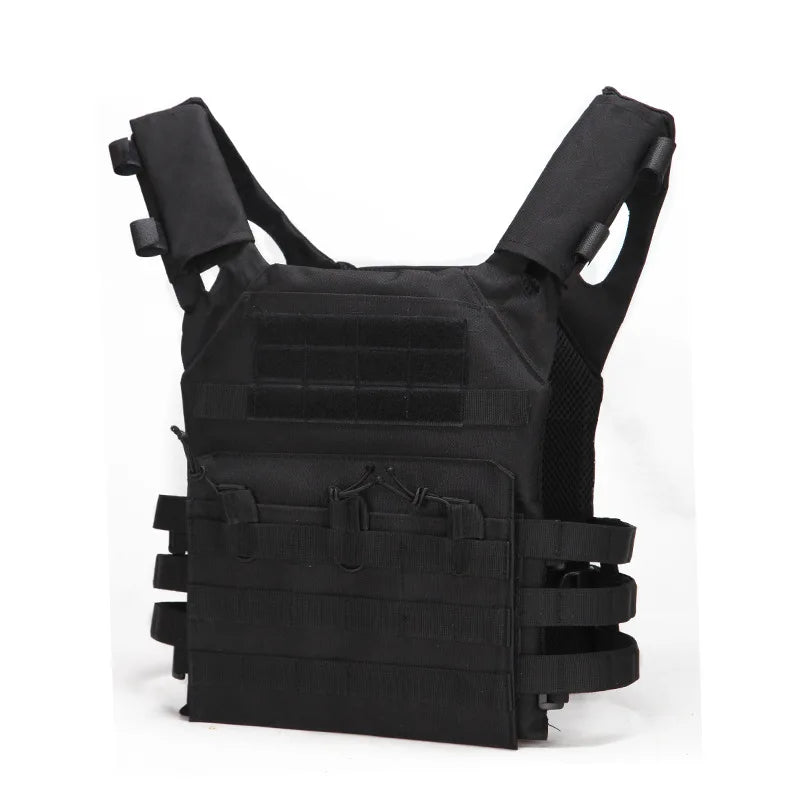 Tactical MOLLE Vest - Lightweight Multi-Function Military Training Gear