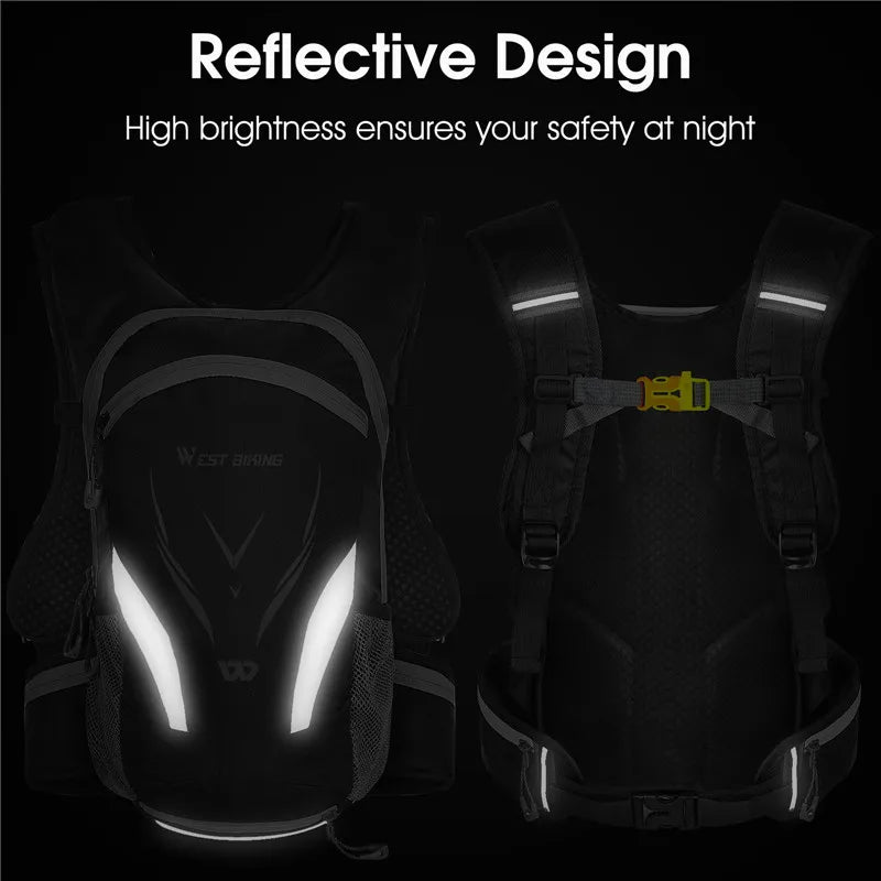 WEST BIKING 16L Cycling Hydration Backpack - Ultralight Pack for MTB, Hiking & Climbing