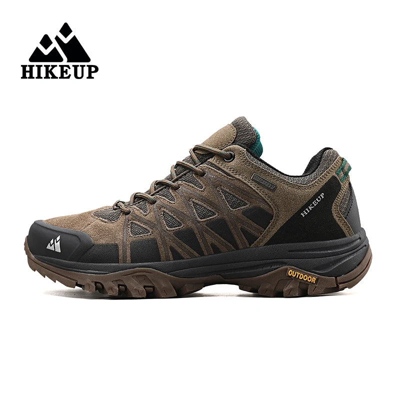 HIKEUP Men's Hiking Shoes - Breathable Waterproof Trekking Shoes for Outdoor Adventures