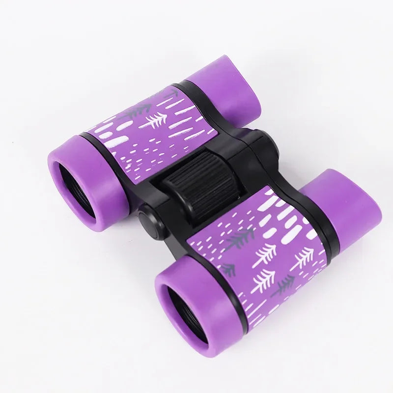 Kids Educational Binoculars 4x30 - Durable Folding Telescope for Children