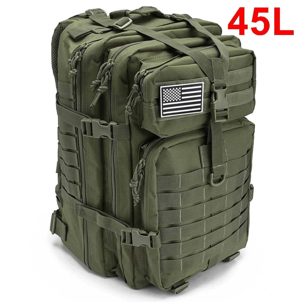 ReFire Gear Tactical Backpack - 30L/45L MOLLE Assault Pack for Hiking & Survival