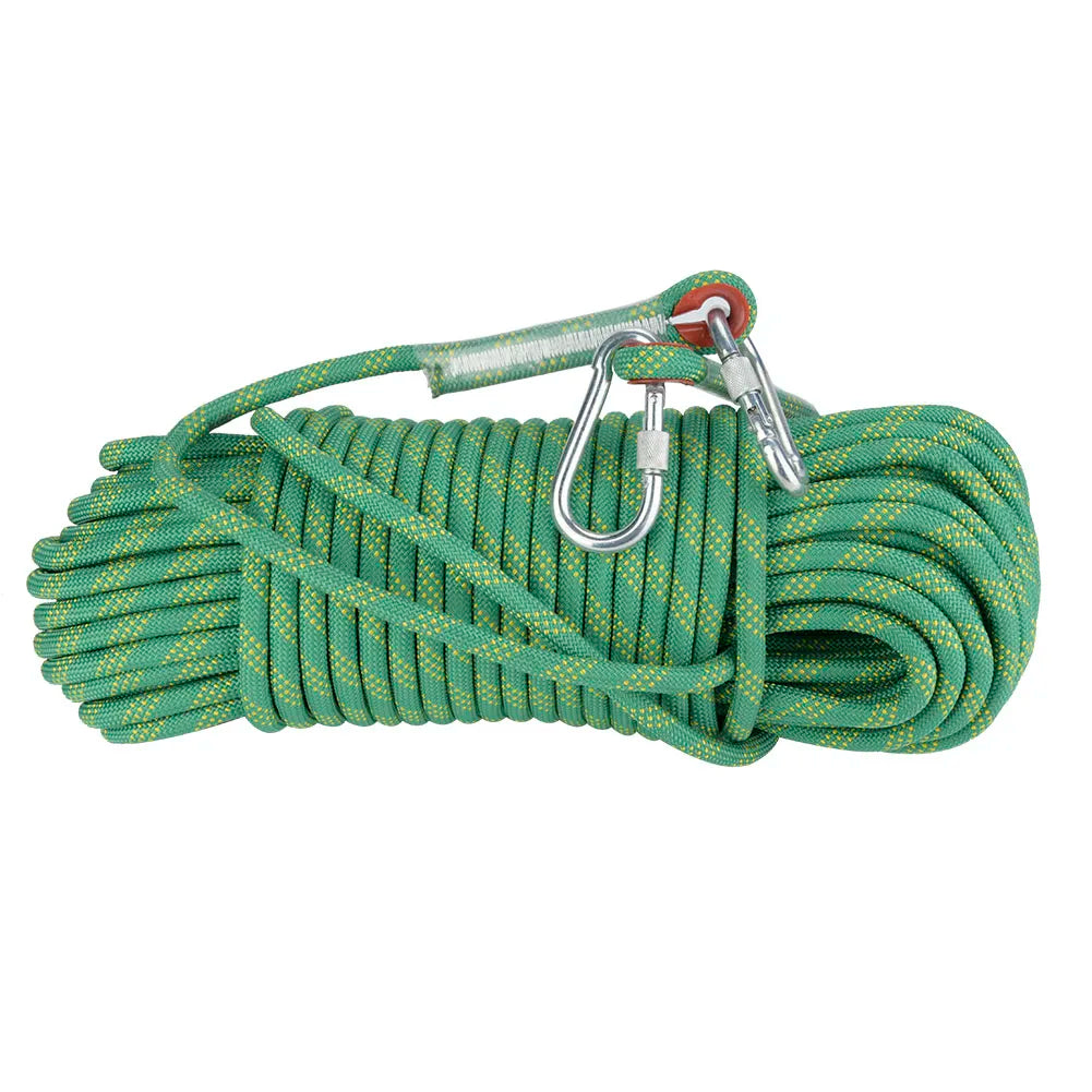 12mm 30m Outdoor Rock Climbing Escape Rope 12mm Diameter Safety Survival Cord