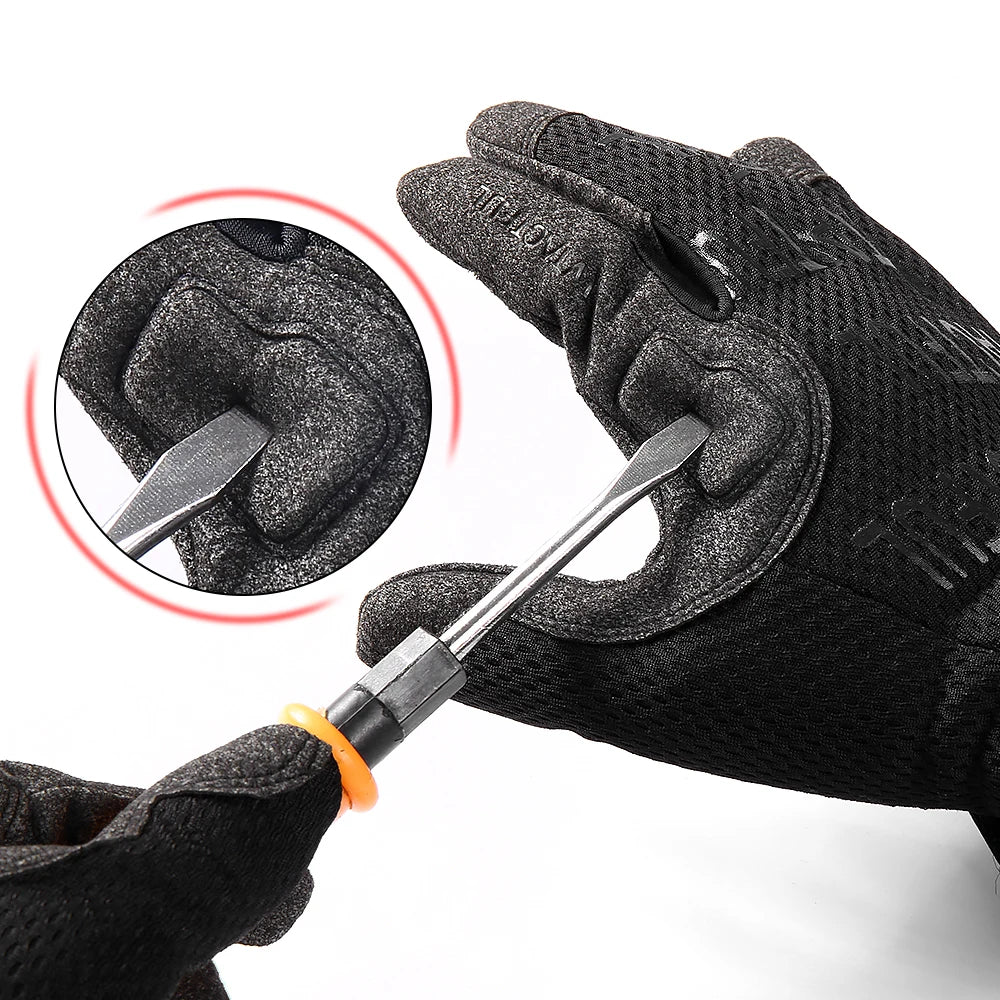 Tactical Full Finger Gloves - Touch Screen Compatible for Cycling, Hunting & Outdoor Sports