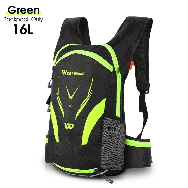 WEST BIKING 16L Cycling Hydration Backpack - Ultralight Pack for MTB, Hiking & Climbing