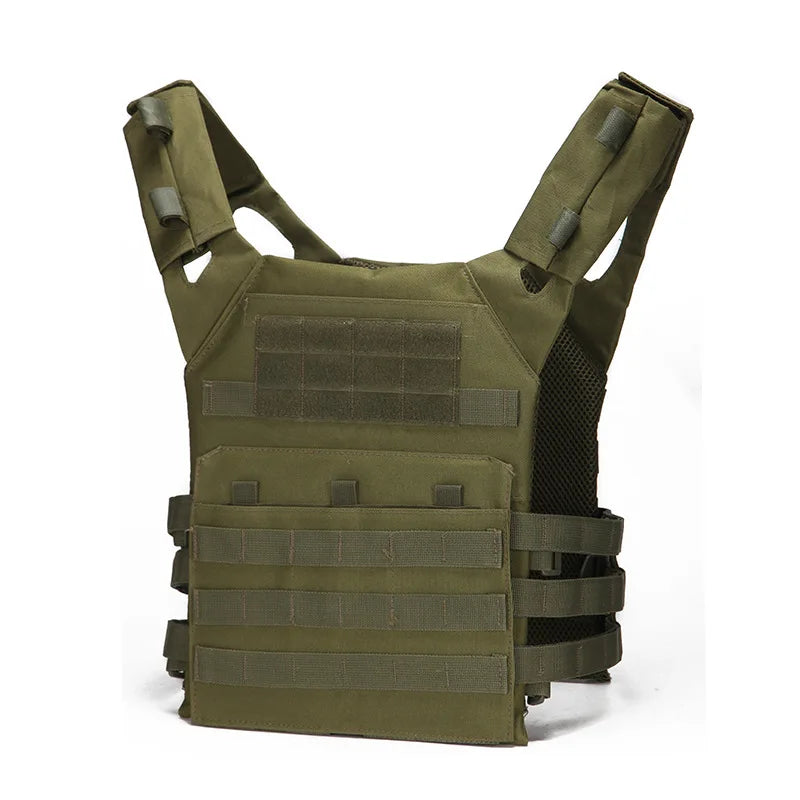 Tactical MOLLE Vest - Lightweight Multi-Function Military Training Gear